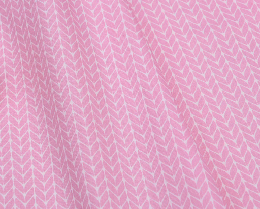 № 3084 Розовая вязанка 27x160 см
