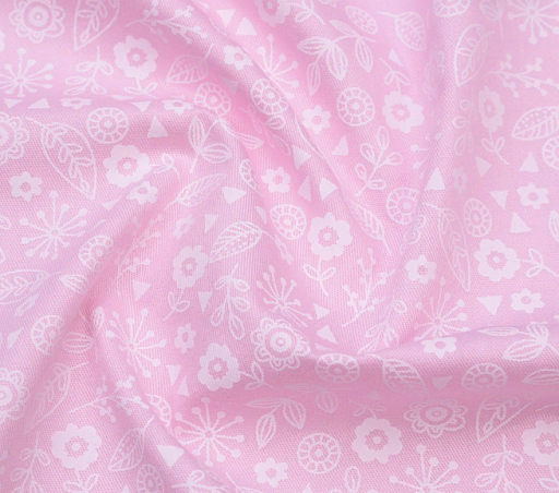 № 3656 Цветы на розовом 17x160 см