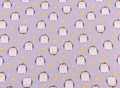 № 2380 Пингвины на сером фоне