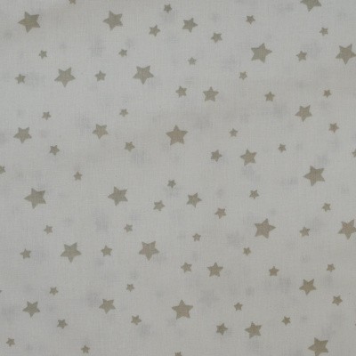 Т7/Л Серые звезды на белом фоне 36x240 см