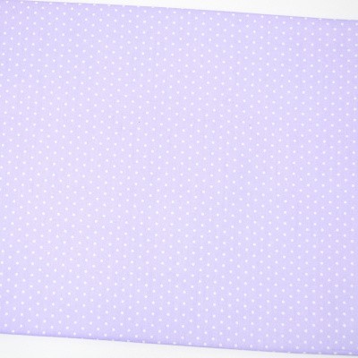 № 1250 Белый горошек (2 мм) на фиолетовом фоне